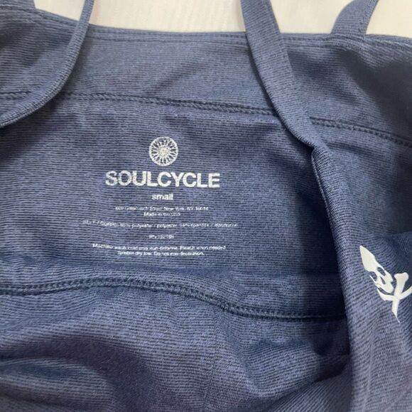 Soul Cycle Blue Sports Bra Size Small - Picture 4 of 6